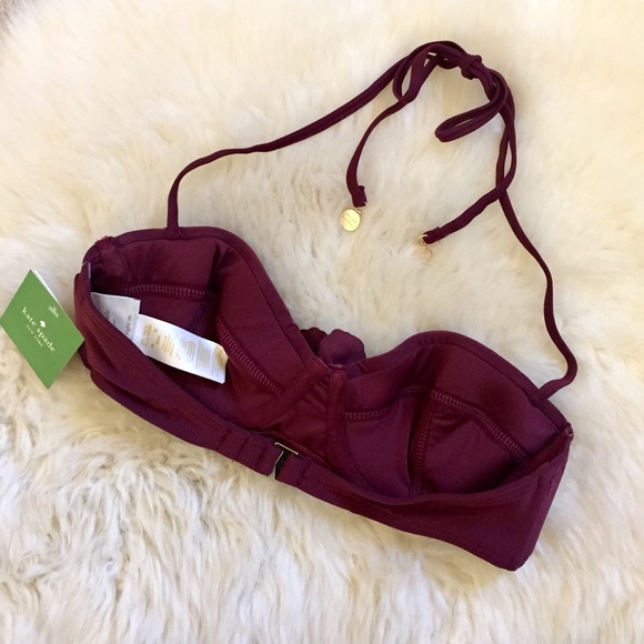 Kate Spade Underwire Floral Accent Bikini Top - Picture 3 of 8